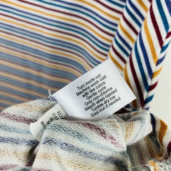 Lane Bryant Plus Size 14 16 Striped Perfect Sleeve Boatneck Max Swing Tunic Top - Picture 8 of 8